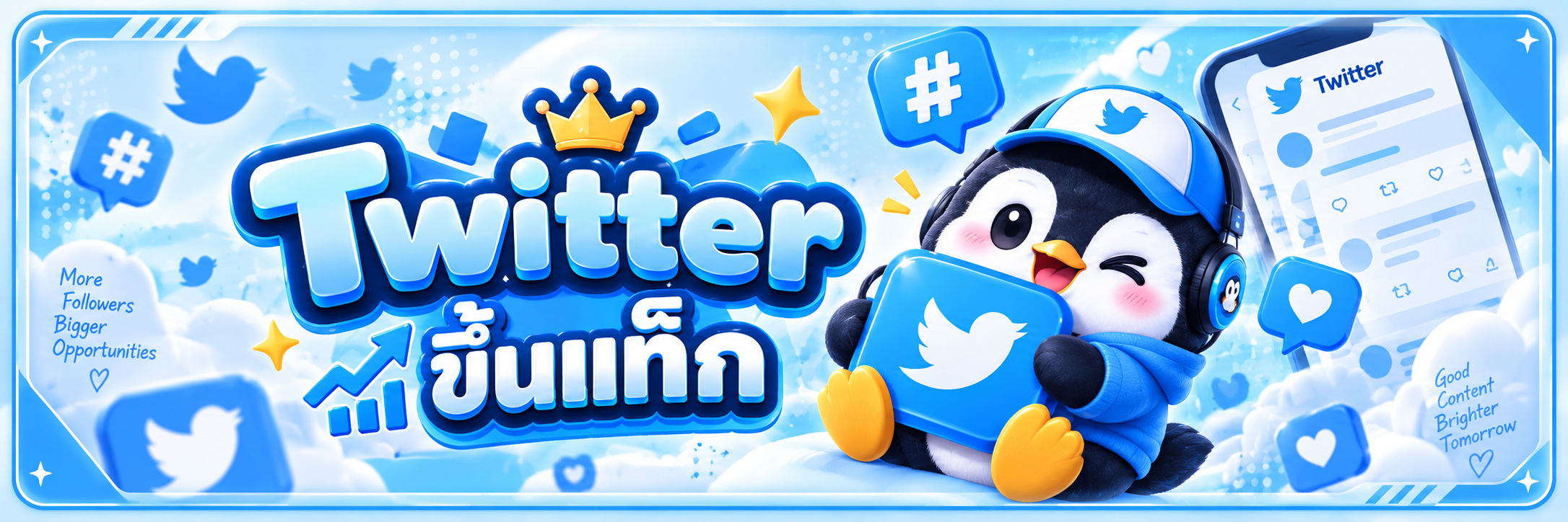 Twitter ขึ้นแท็ก